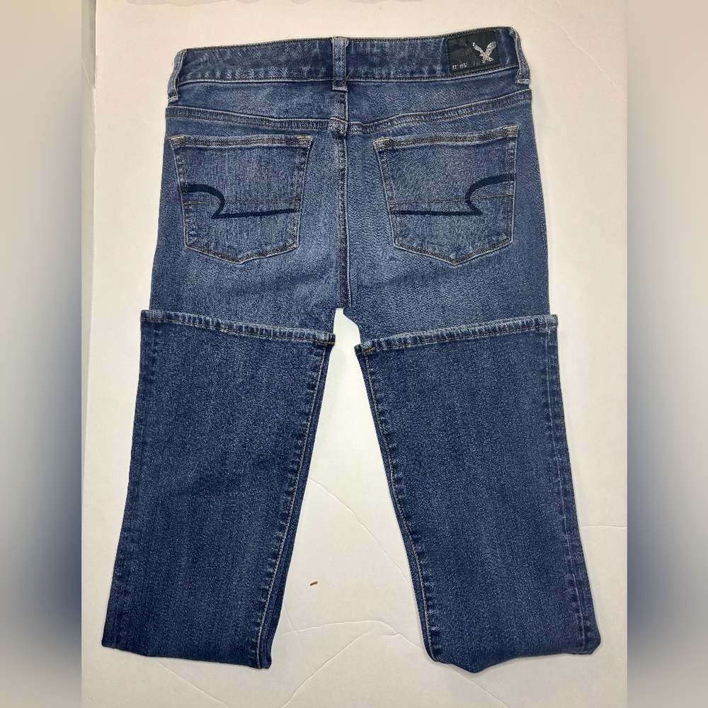American Eagle Outfitters Dark Blue Skinny Jeans - Picture 2 of 3